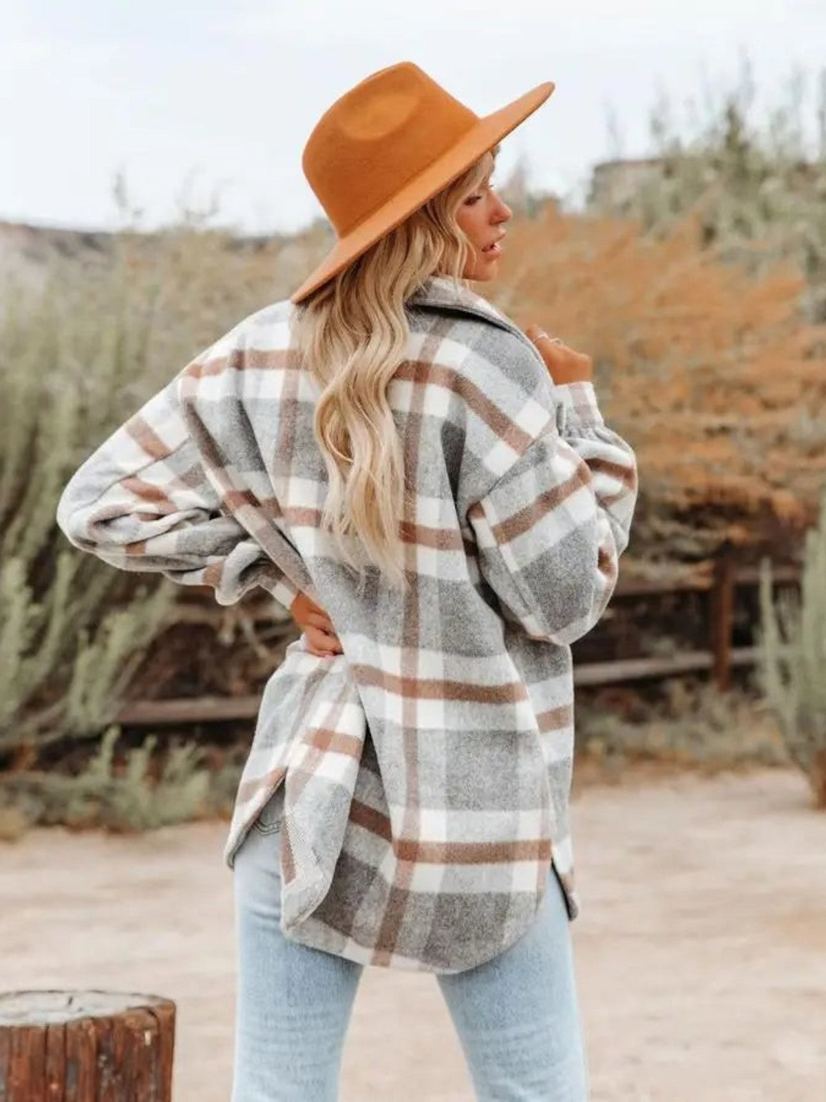 Charlotte | Plaid Overshirt Coat