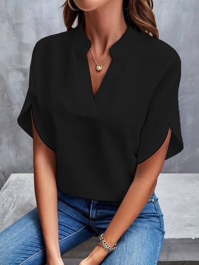 Elora | Relaxed V-Neck Top