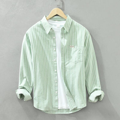 Maréa | Striped Shirt in Premium Linen