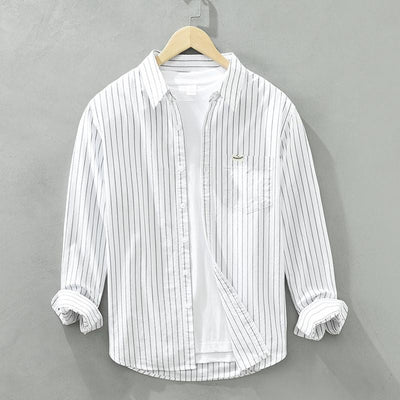 Maréa | Striped Shirt in Premium Linen