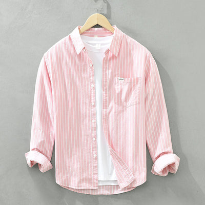 Maréa | Striped Shirt in Premium Linen