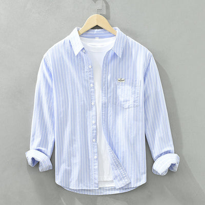 Maréa | Striped Shirt in Premium Linen
