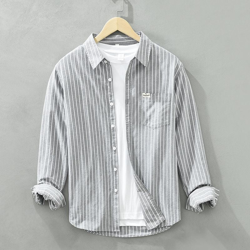Maréa | Striped Shirt in Premium Linen