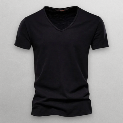 Shinari | V-neck Cotton T-Shirt