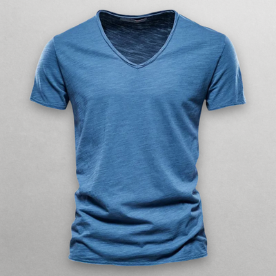 Shinari | V-neck Cotton T-Shirt