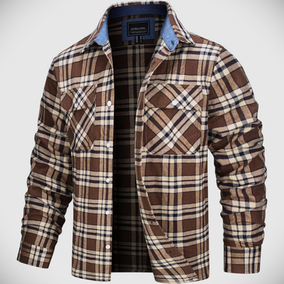Northwoods | Plaid Flannel Button-Up Shirt Jacket