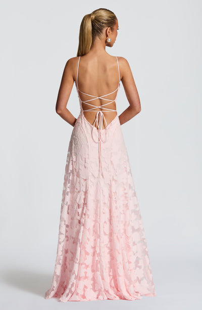 Francisa | Long Dress with Lace Bodice